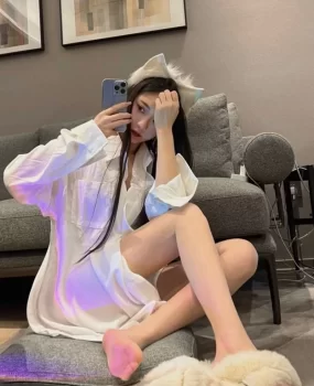 长腿白皙水嫩销魂猫耳朵角色扮演夹得比较紧